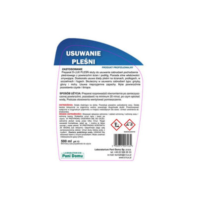 D-LUX Płyn do usuwania pleśni 500ml