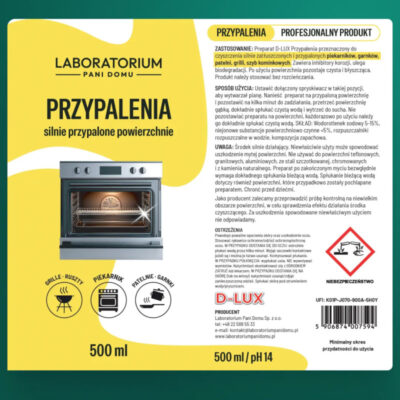 D-LUX Płyn do usuwania przypalenia 500ml